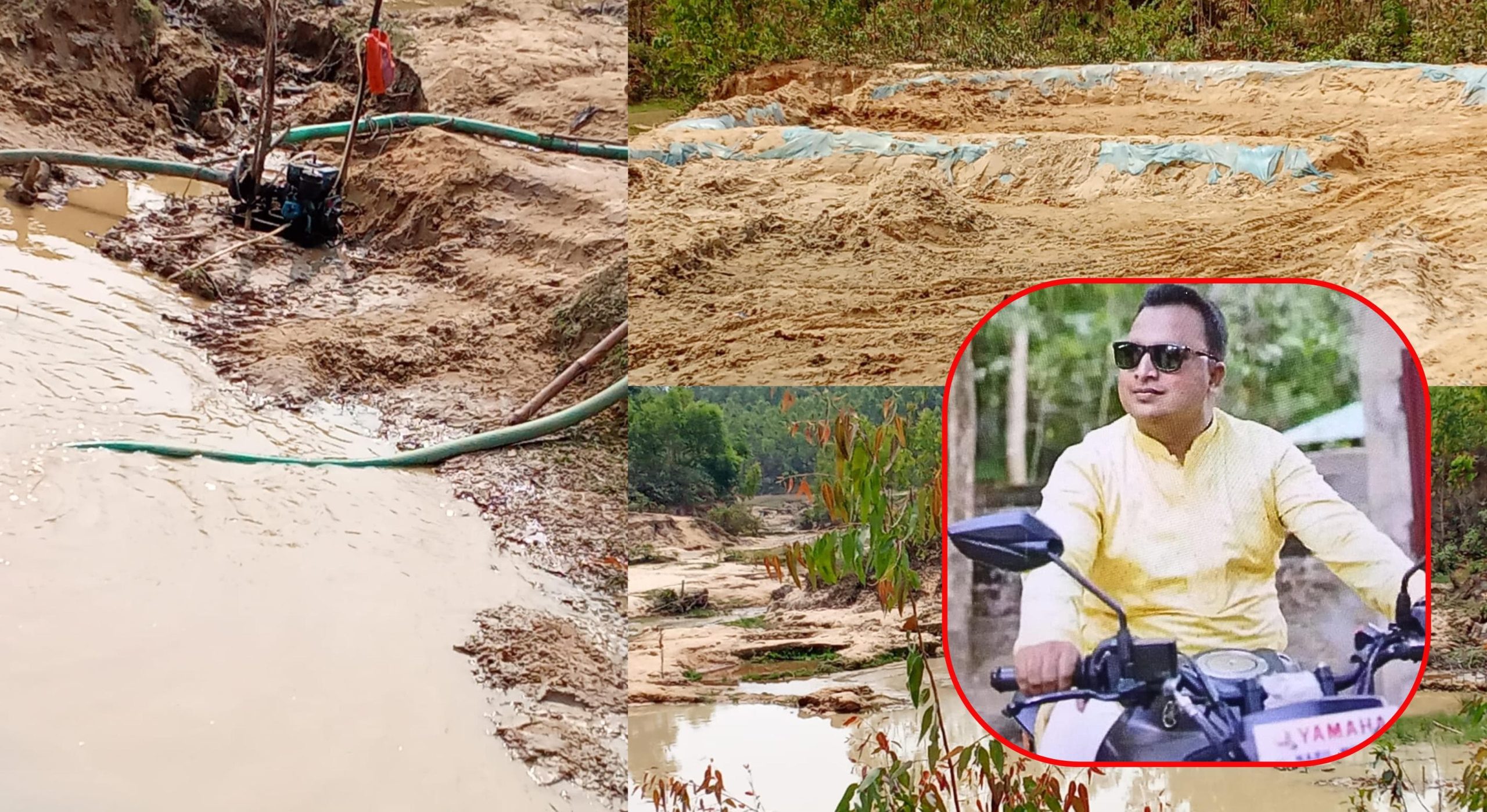 পাহাড়ি ছড়ায় প্রতিমাসে কোটি টাকার বালু কারবার, প্রশাসনের নীরবতায় হুমকিতে বন ও জীববৈচিত্র্য