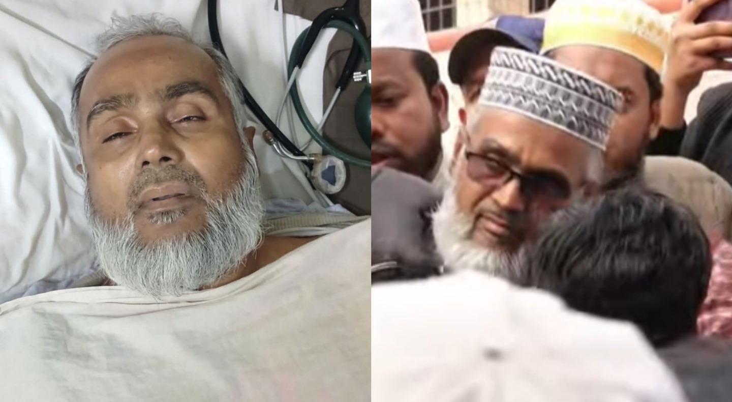 বক্তব্য প্রদানকালে মৃত্যুর কোলে ঢলে পড়লেন জেলা জামায়াত আমির
