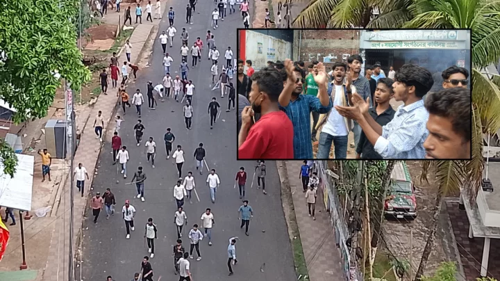 রাঙ্গামাটিতে ছাত্রদলের দুপক্ষের ধাওয়া-পাল্টা ধাওয়া, ১৪৪ ধারা জারি