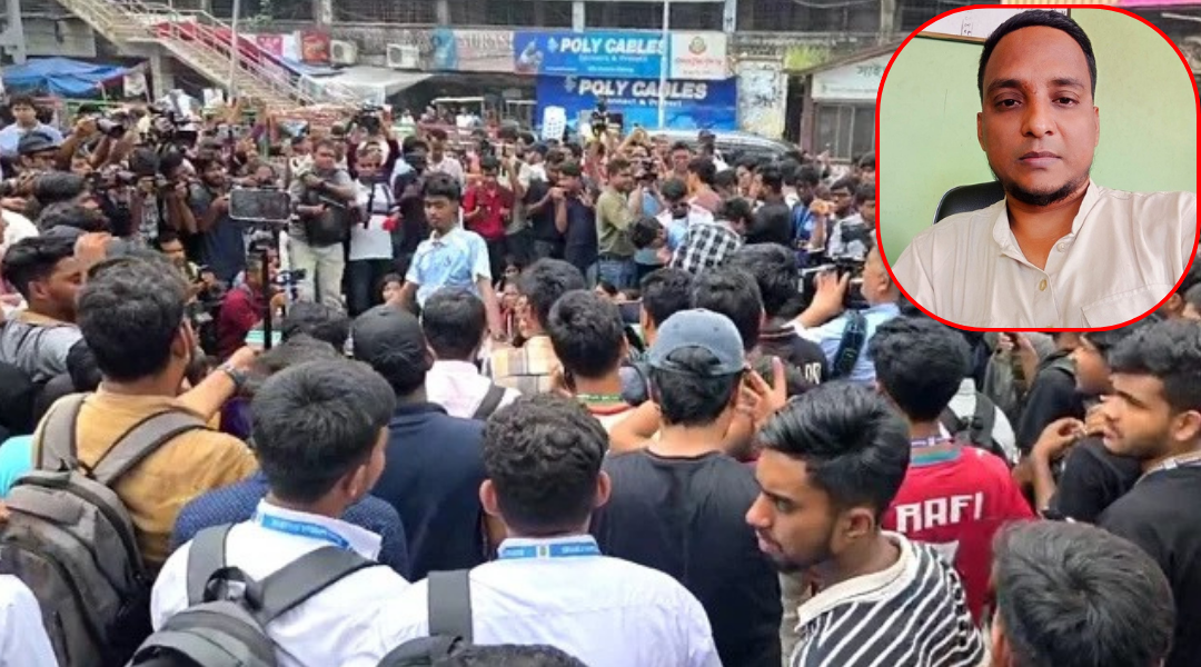 আন্দোলনরত শিক্ষার্থীদের ‘রাস্তার টোকাই’ বললেন জেলা যুবদল নেতা রফিকুল ইসলাম মিয়াজী
